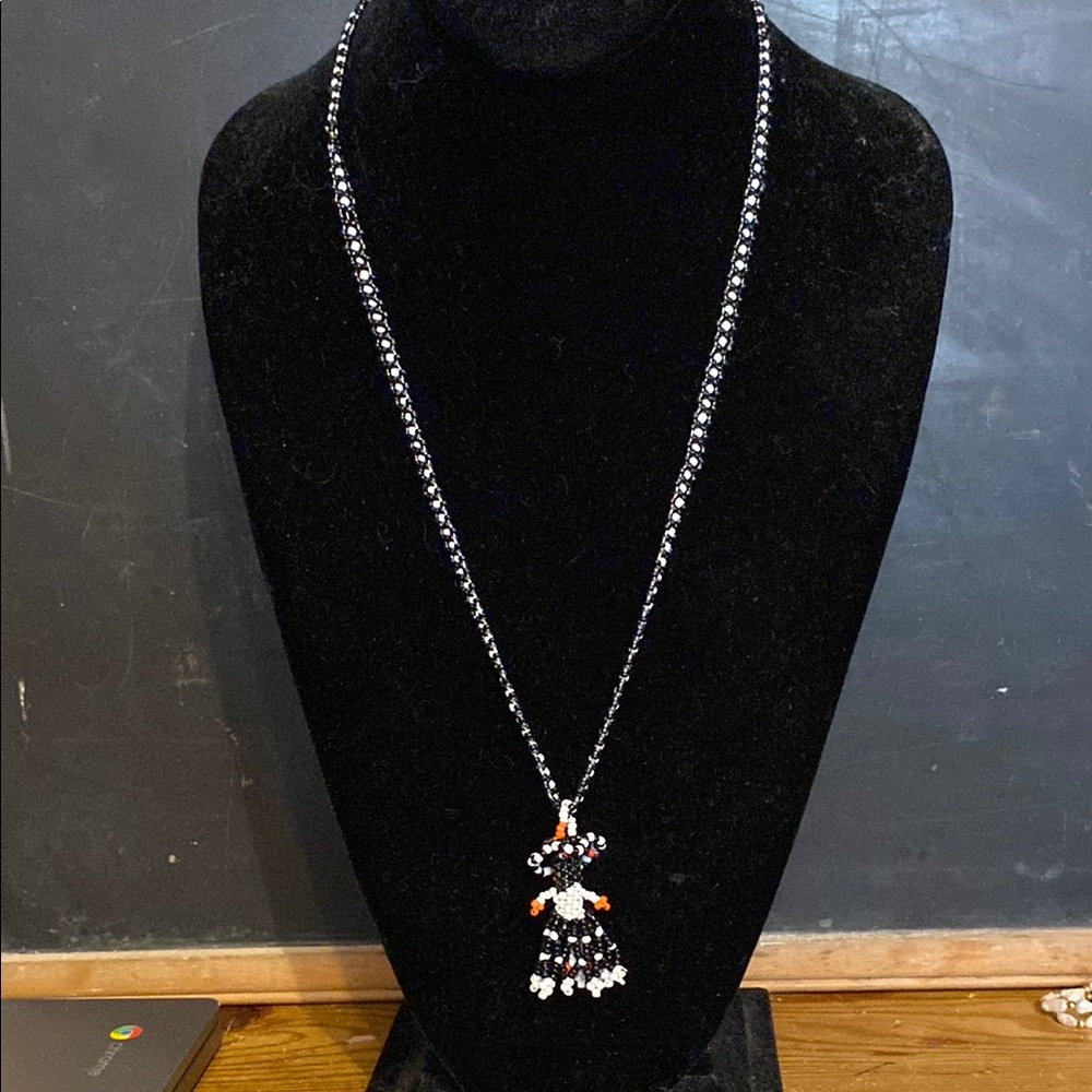 beaded doll necklace